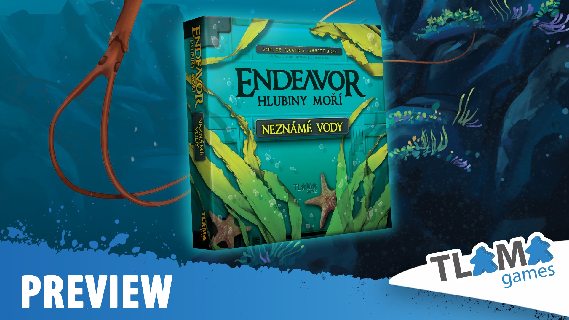 Endeavor: rozšíření Neznámé vody + Sada Minirozšíření – Představení/Preview