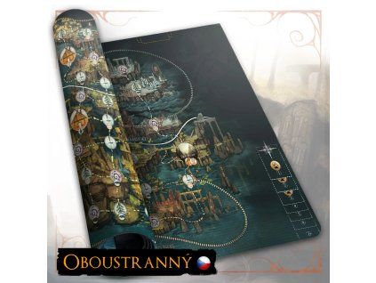 Bestie: Roztříštěné ostrovy - Playmat (oboustranná herní podložka)  (Beast: Shattered Isles - Playmat CZ)