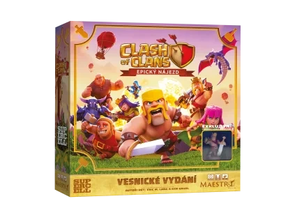 02 clash of clans epicky najezd vesnicke vydani 3Dbox[1]